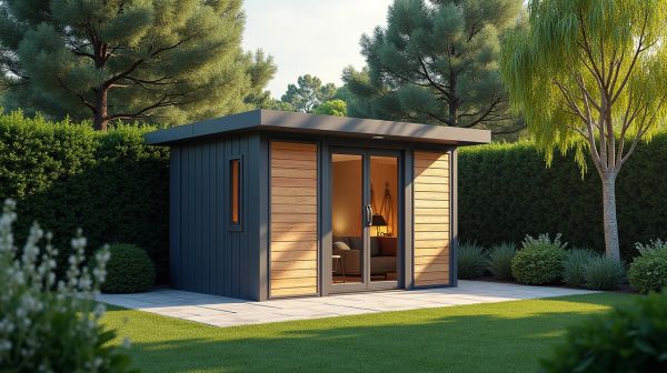 Choisir un abri de jardin composite pour un espace extérieur moderne